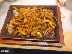 铁板鱿鱼须-韩宫宴烤肉·料理(宝山万达店)