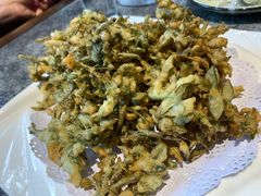 炸花椒芽儿-华盛园卷子王农家菜水库鱼
