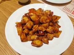 黑椒叉烧土豆丁-顺风汤馆·广府粤菜(江宸天街店)