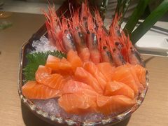 甜虾刺身-大渔铁板烧(花园道店)