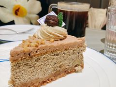 栗子紅茶諾曼底輕乳酪蛋糕-Perma Café樸門(五羊店)