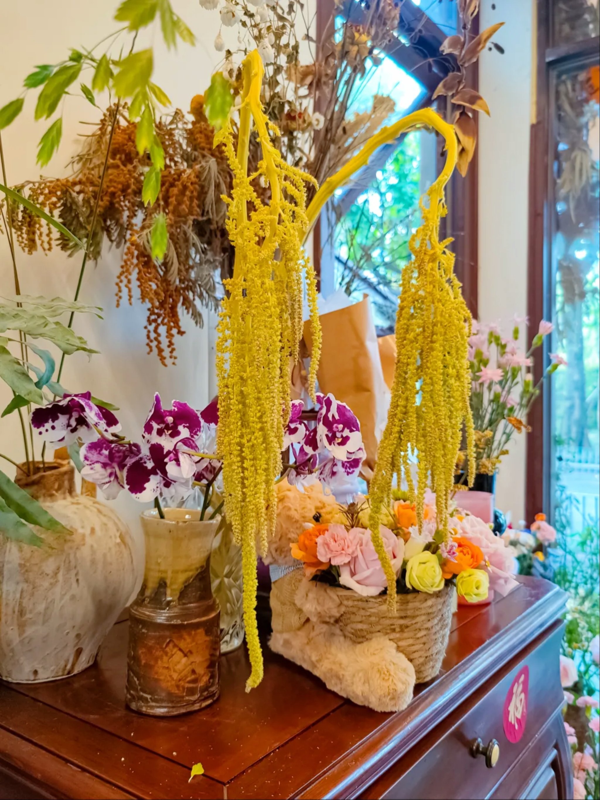 母亲节的仪式感,亲手插花送给妈妈👩🏻💐