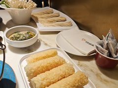 现炸腐皮-涮福記·现切牛羊肉火锅(世纪汇店)