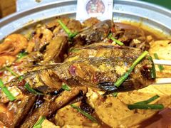 -东来菜馆•手抓海鲜家常菜•海鲜锅贴(鸽子窝店)
