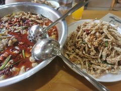干炸茶树菇-老四川平头酸菜鱼(衙前店)