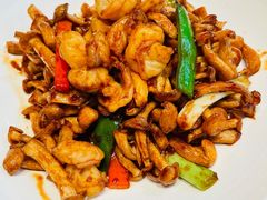 XO酱爆白玉菇虾仁-大树餐厅(益田假日店)