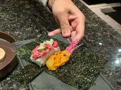 海胆生牛肉手卷-老乾杯和牛烧肉(王府中环店)