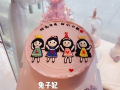 ins手绘蛋糕-兔子妃私人定制蛋糕(城南花苑南区店)