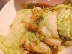 金蒜脆生菜-陈鹏鹏潮汕菜(宝安机场T3航站楼店)