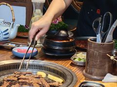 -明洞阿姨·韩式酱蟹烤肉·创意料理(三元桥店)