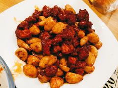 黑蒜子牛肉粒-陈傻子餐厅(世纪都会店)