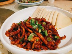 京酱肉丝-民福居烤鸭店(石榴庄店)