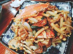 白蟹炒年糕-台州老六海鲜面馆(上南总店)
