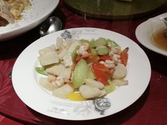 西芹凤尾虾-马勒别墅·中餐厅