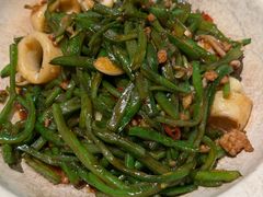 扁豆丝爆炒小管鱿鱼-苏帮袁Sue Cuisine(南开大悦城店)