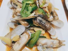 香葱炒蛏子-金地利海鲜酒楼(清凉门店)