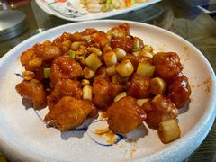 宫爆鳕鱼丁-大胡同天津菜·海肠捞饭·津门皮皮虾锅贴一绝(西姜井店)