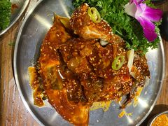 -明洞阿姨·韩式酱蟹烤肉·创意料理(三元桥店)