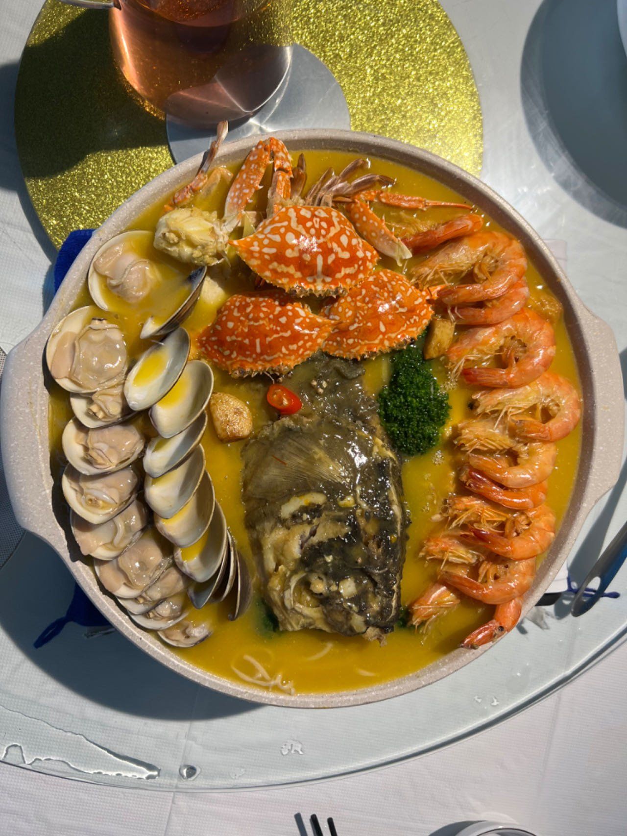 金汤海鲜套餐,海鲜新鲜甜美,卜卜贝好鲜,汤汁浓郁好喝