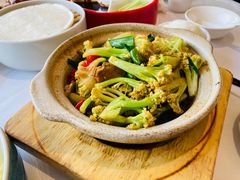 生炒有机菜花-月福京味斋·烤鸭店·北京菜(鼓楼总店)