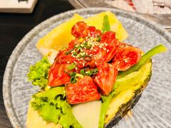 菠萝安格斯肋条拼牛五花-御牛道日式烤肉料理(杭州滨江天街店)