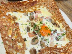 鸡蛋蘑菇熏肉荞麦可丽饼-RAC BAR(安福路店)