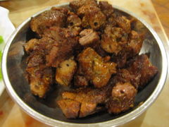 1米长的烤羊肉串-清真中来顺·铜锅涮肉·特色烧烤(东斜街店)
