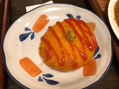 芝士炸土豆饼-金龙咖喱