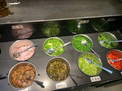 自助调料区-淘米捞·米汤脆鲩鱼火锅(福田皇岗店)