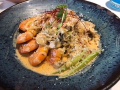 芝士蘑菇鲜虾意大利面-BE BRIGHT KITCHEN(正佳广场店)