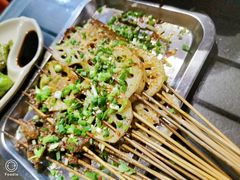 烤五花把把烧-刘三姐特色烤豆花·宜宾烧烤·把把烧(万年场店)