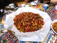 辣子肥肠虾鸡-山城小聚(大学城店)