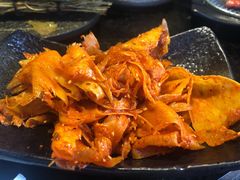 香辣牛板筋-炭虎烤肉(桂林路店)