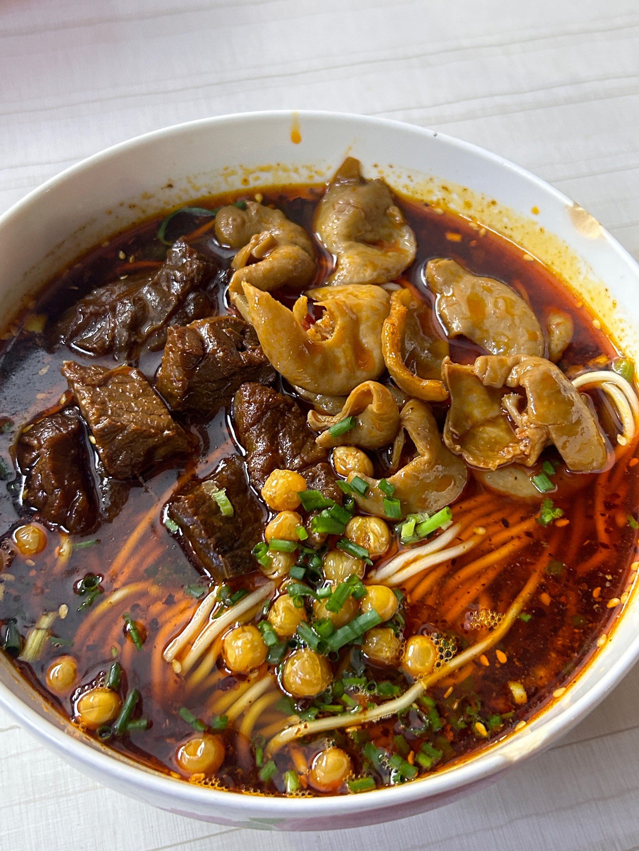 推荐「牛肉肥肠双拼」老板人也很nice #爱上一碗面 #我的探店美食合集