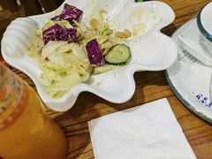 -东来菜馆•手抓海鲜家常菜•海鲜锅贴(鸽子窝店)