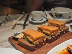 松糕夹煎堆-广州花园酒店荔湾亭·地道点心·粤式饮茶