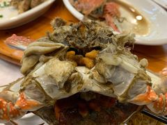 梭子蟹倒立蒸-渔中舟海鲜大排档(普陀沈家门店)