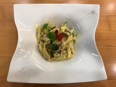 培根芦笋奶油酱斜管面-杭州国际会议中心洲际酒店-菋道海鲜餐厅