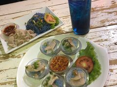 -蝶豆花蓝面条