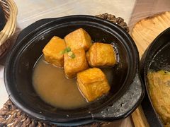 自制鲍汁豆腐煲-李记潮汕砂锅粥(营福路店)