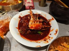 -草家酱蟹炭火烤肉店(珲春南路一店)