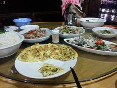 虾仁炒蛋（虾仁比较少-海上驿站渔家菜馆