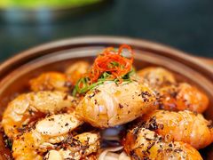 石锅梅菜罗氏虾-大拙里·精致融合菜(沙湖桃源国际店)