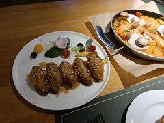 香烤翅中-LUCCA卢卡西班牙海鲜饭(远洋广场店)