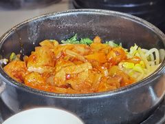 五花肉拌饭-山·烤辣鸡韩国料理(西溪路店)