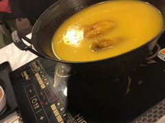 -鲜入围煮花胶鸡海鲜火锅