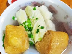 肠血面结油豆腐汤-仓桥面结店