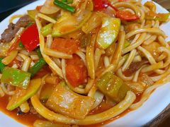 炒炮仗面-陇上全荟兰州传统牛肉面(延吉路店)