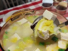 鸡汤小白菜煮豆腐-西贝(上海中心店)