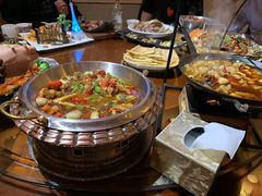 -东来菜馆•手抓海鲜家常菜•海鲜锅贴(鸽子窝店)